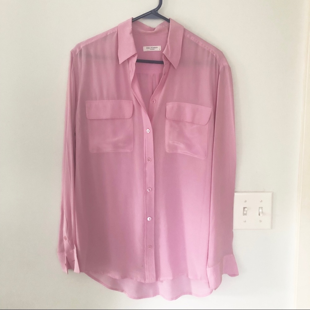 Equipment silk blouse